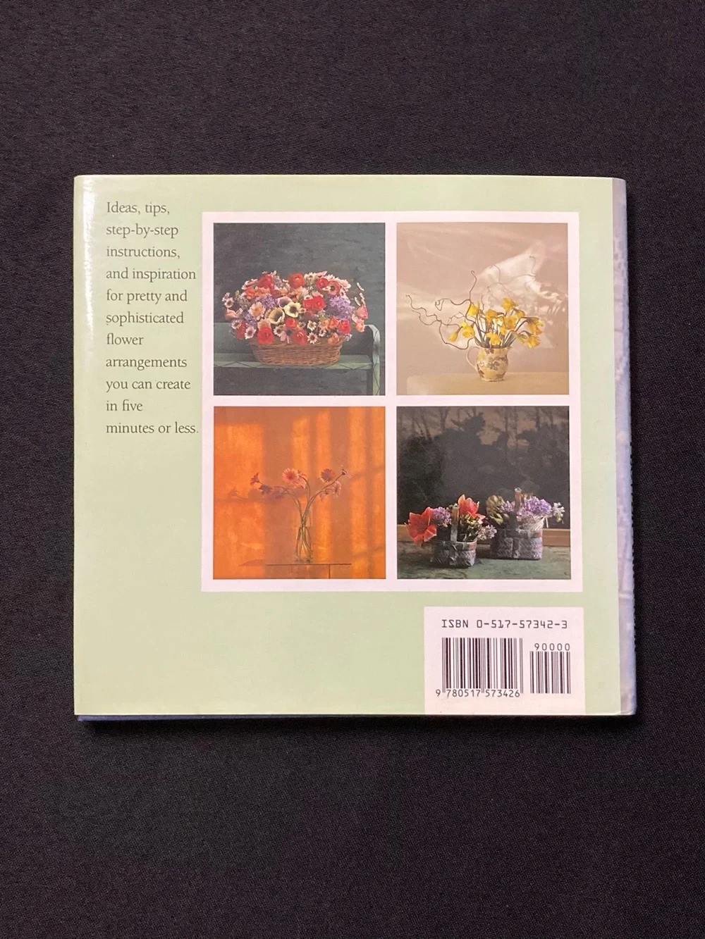 The Five-Minute Flower Arranger by Jane Newdick Hardcover